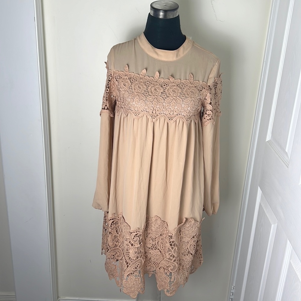 Fashion Union Relaxed Fit Drop Waist Dress Size 6